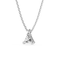 Necklace Ama Woman in White Gold Diamante Lab Grown 0.31 Ct AMA-GI-601-031CT - AMA-GI-601-031CT